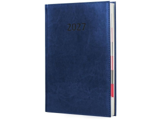 Kalendarz 2027 Agenda A4 Dzienny Granatowy #1618