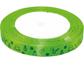 Wstka satynowa 12mm  Wielkanoc WSE12-2