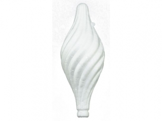 Bombka styropianowa podłużna BREWIS SX09 13cm