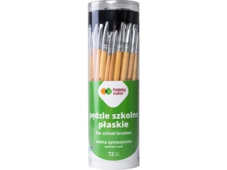Pdzle szkolne z weny syntetycznej, paskie, rozm: 2,6,10 mix, 72szt, Happy Color