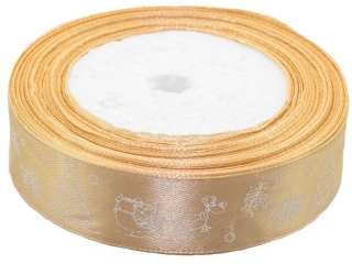 Wstążka Boże Narodzenie BREWIS satynowa 25mm x 22m kolor 13