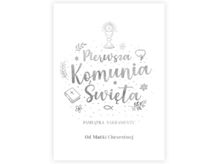 Album A5 Komunia nr.016 od matki chrzestnej
