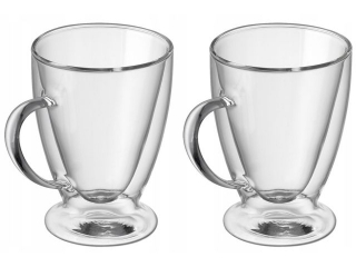 Zestaw szklanek MG Home Renza Latte 2x300 ml / borokrzem. 670pkt (40z)