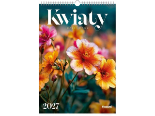 Kalendarz 2027 Ścienny A3 Kwiaty #3537