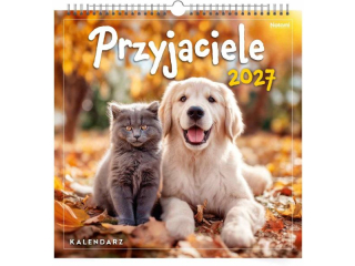 Kalendarz 2027 �cienny 33x33 Przyjaciele #3575