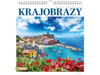 Kalendarz 2027 �cienny 33x33 Krajobrazy #3599