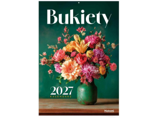 Kalendarz 2027 Ścienny A4 Bukiety #3605