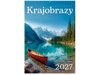 Kalendarz 2027 �cienny A4 Krajobrazy #3636