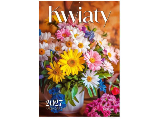 Kalendarz 2027 Ścienny A4 Kwiaty #3643