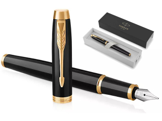 Pióro wieczne PARKER IM Core BLACK LACQUER GT