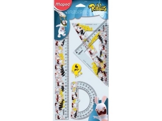 Zestaw geometryczny MAPED 4 el. Rabbids