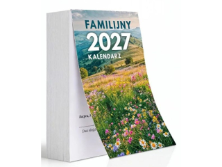 Kalendarz 2027 Zdzierak A6 Familijny #3384