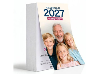 Kalendarz 2027 Zdzierak B7 Rodzinny #3346