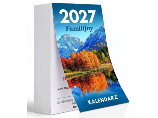 Kalendarz 2027 Zdzierak B7 Familijny #3353