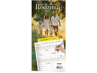 Kalendarz 2027 Planer Rodzinny z magnesem #3766