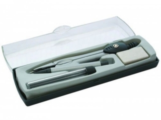 Cyrkiel TITANUM 3 elementy etui plastikowe 7901-03