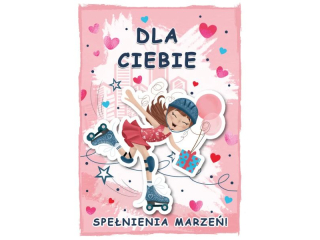 Kartka dla dzieci ARMIN STYLE GM-1114 Spenienia Marze dla dziewczynki 3D