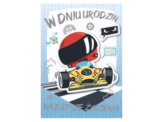 Kartka dla dzieci ARMIN STYLE GM-903 Urodzinowa z Wycigwk 3D