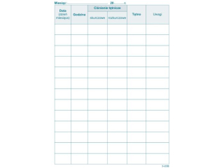 Ksi��eczka pomiaru ci�nienia t�tniczego