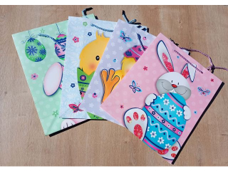 Torebka PRM  laminowana PL- 6 Wielkanoc z�ocona  26x32