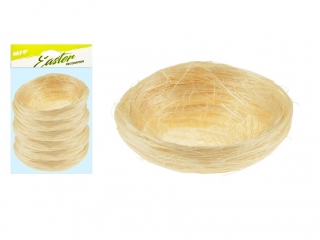 Sizal MFP gniazdo 7cm 6szt naturalne