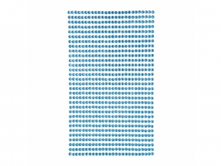 Krysztaki samoprzylepne DPCRAFT 3mm, 806 szt. - blue