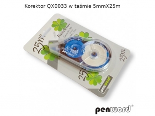 Korektor w tamie PENWORD QX0033 5mmx25m