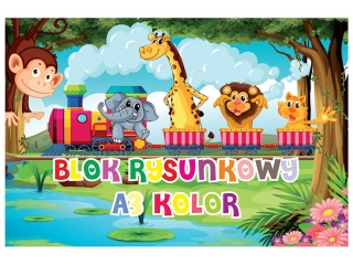Blok rysunkowy kolorowy A3 20k. SDM