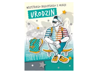 Kartka dla dzieci ARMIN STYLE GM-404 Urodzinowa dla Nastolatkw 3D