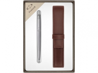 Długopis PARKER Jotter stalowy CT + etui