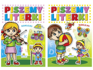 Ksi��eczka edukacyjna KRZESIEK A5 16k. Piszemy Literki, z naklejkami