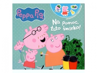 Książeczka MSZ Świnka Peppa- Opowieści z naklejkami- Na pomoc