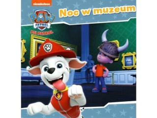 Książeczka MSZ Psi Patrol- mały- Noc w muzeum