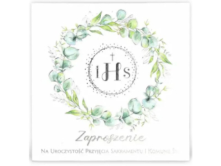 Zaproszenia na Komuni� �w. KZK Kw LUX nr. 7 Eukaliptus