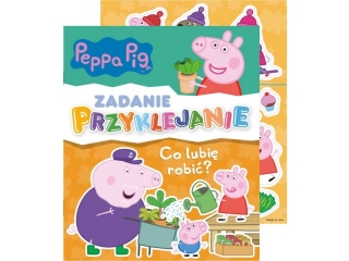 Książeczka MSZ Świnka Peppa- Zadanie przyklejanie