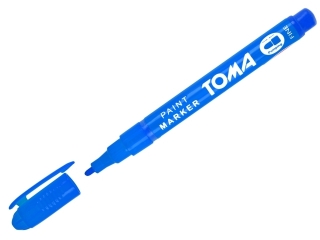 Marker olejowy TOMA 1, 5mm - niebieski