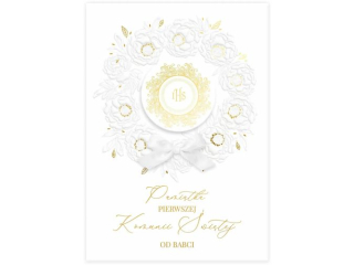 Album komunijny KZK A5 nr. 53 od Babci – Pamiątka Pierwszej Komunii Świętej