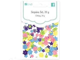 Cekiny DPCRAFT Kwiatki mix 20g