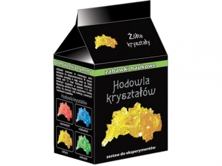 Hodowla kryształów RANOK Żółte kryształy