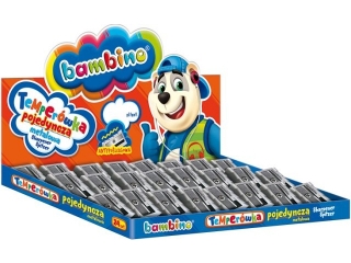 Temperówka BAMBINO pojedyncza metalowa BAMBINO (24 szt display)
