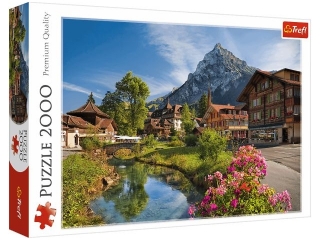 Puzzle 2000 TREFL Alpy latem