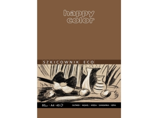 Blok szkicowy HAPPY COLOR Eco A4 80k. 80g