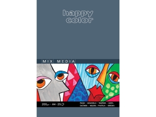Blok A5 25k. HAPPY COLOR Mix media 200g