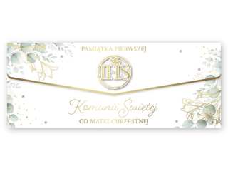 Kartka - koperta na pieni�dze na I Komuni� ARMIN STYLE LUX-210 od Matki Chrzestnej
