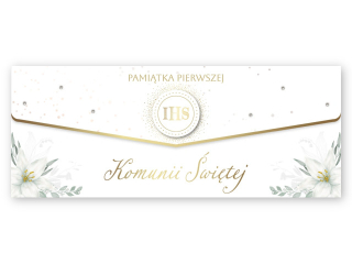 Kartka - koperta na pieni�dze na I Komuni� ARMIN STYLE LUX-208
