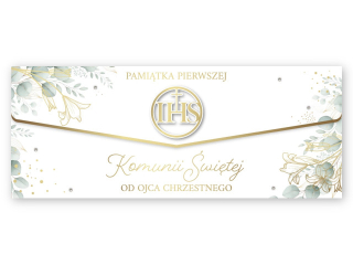 Kartka - koperta na pieni�dze na I Komuni� ARMIN STYLE LUX-211 od Ojca Chrzestnego
