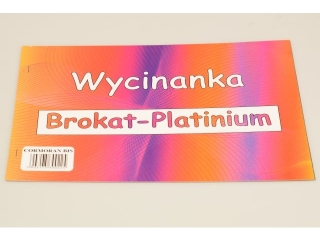 Wycinanka A4 brokat Platinium