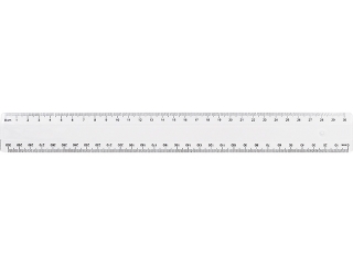 Linijka przezroczysta GRAND GR-820, 30cm