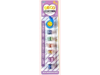 Tama samoprzylepna dekoracyjna DECO – zestaw 6 rolek + obcinacz!