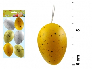Ozdoba jajka 6cm/6szt S170041 E